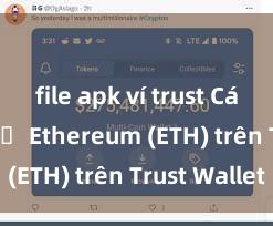 file apk ví trust Cách lưu trữ Ethereum (ETH) trên Trust Wallet